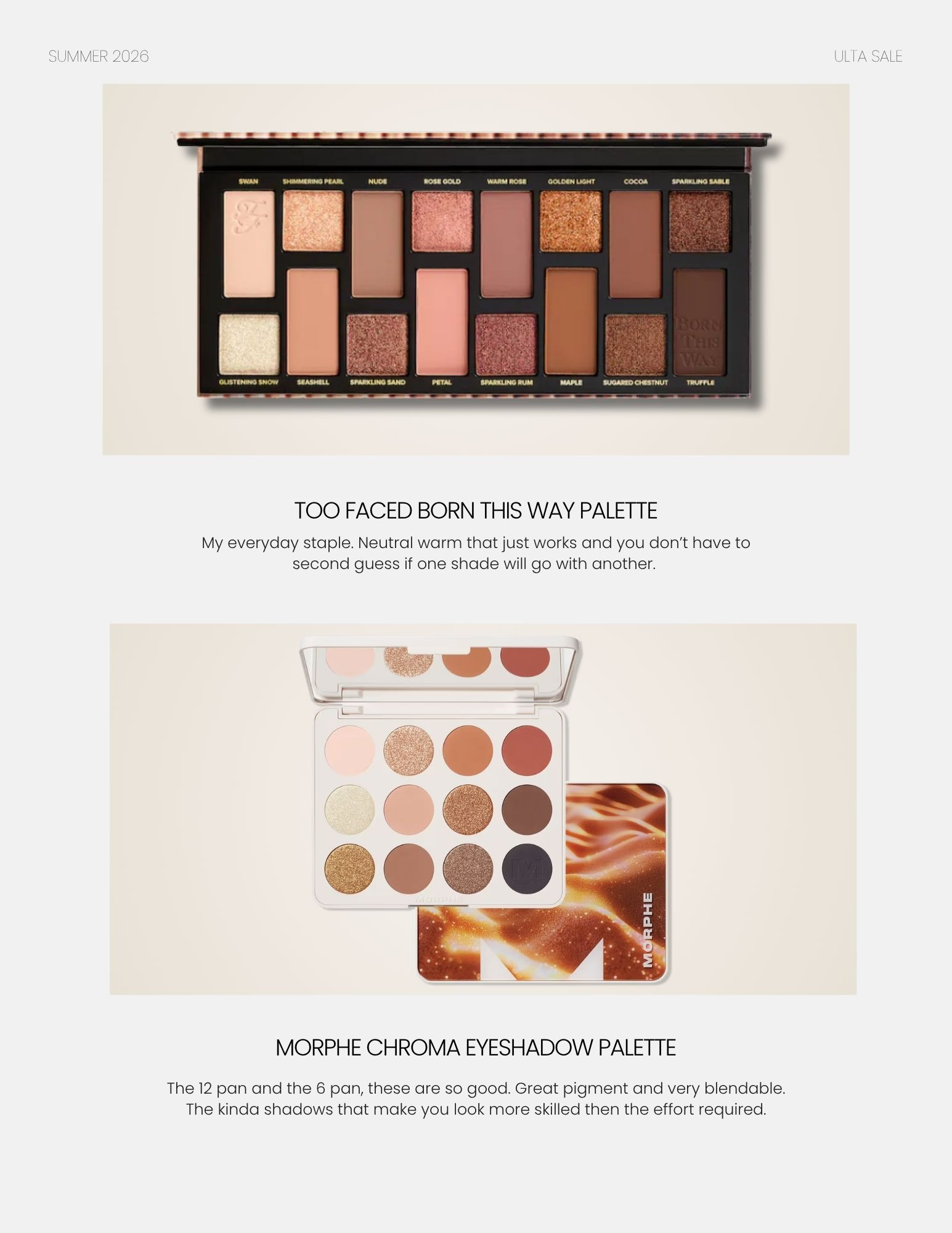 ulta beauty sale, eye make up, eye shadow pallete, natural make up, neutral make up, glam, viral beauty, mature skin, over 40 beauty

#LTKgrwm #LTKSaleAlert #LTKBeauty