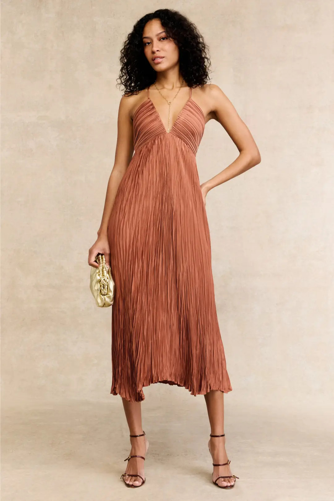 A.L.C. Orange Angelina Dress | Rent the Runway