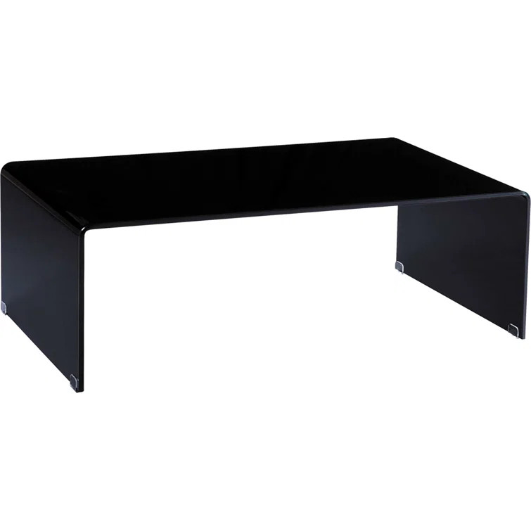 Dasher Glass Sled Coffee Table | Wayfair North America