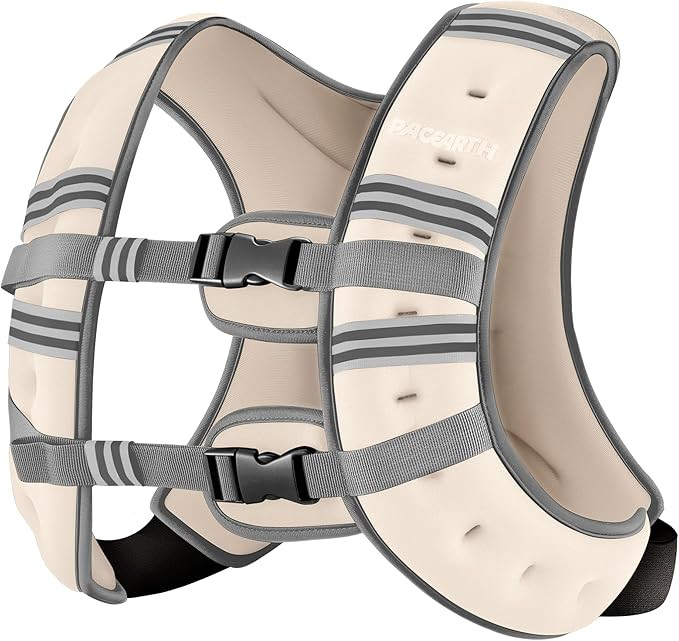 PACEARTH Weighted Vest,6lb/8lb/10lb/12lb/16lb/20lb/25lb/30lb Weight Vest with Reflective Stripe, ... | Amazon (US)