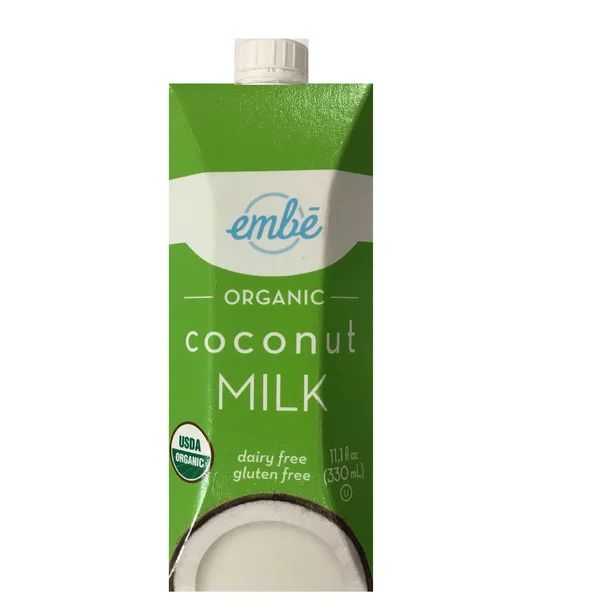 embe coconutembe Organic Coconut Milk | Dairy-freeUSD$2.9826.8 ¢/fl oz(4.1)4.1 stars out of 66 r... | Walmart (US)