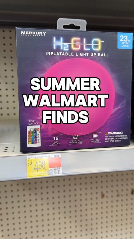 Some of my favorite summer finds at Walmart! Beach towels, patio Drinkware, floating color light up balls for the pool, 90s inspired water bottles, and kid friendly tumblers! Everything is a great price!! I love Walmart for summer essentials! #summerfinds 

#LTKSeasonal #LTKVideo #LTKSaleAlert