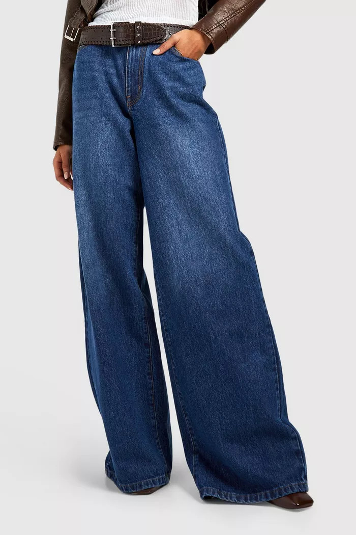 Tall The Wide Leg Jean | boohoo (US & Canada)