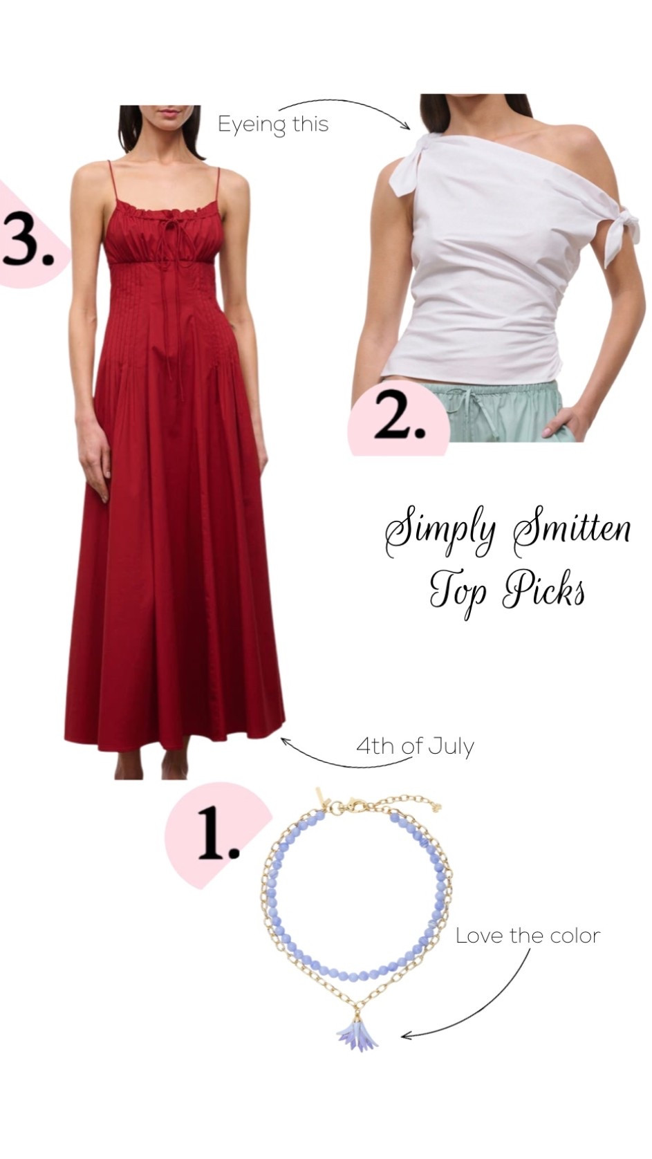 4th of July outfits. Summer outfits. Layered necklace.

#LTKgrwm #LTKootd #LTKTravel