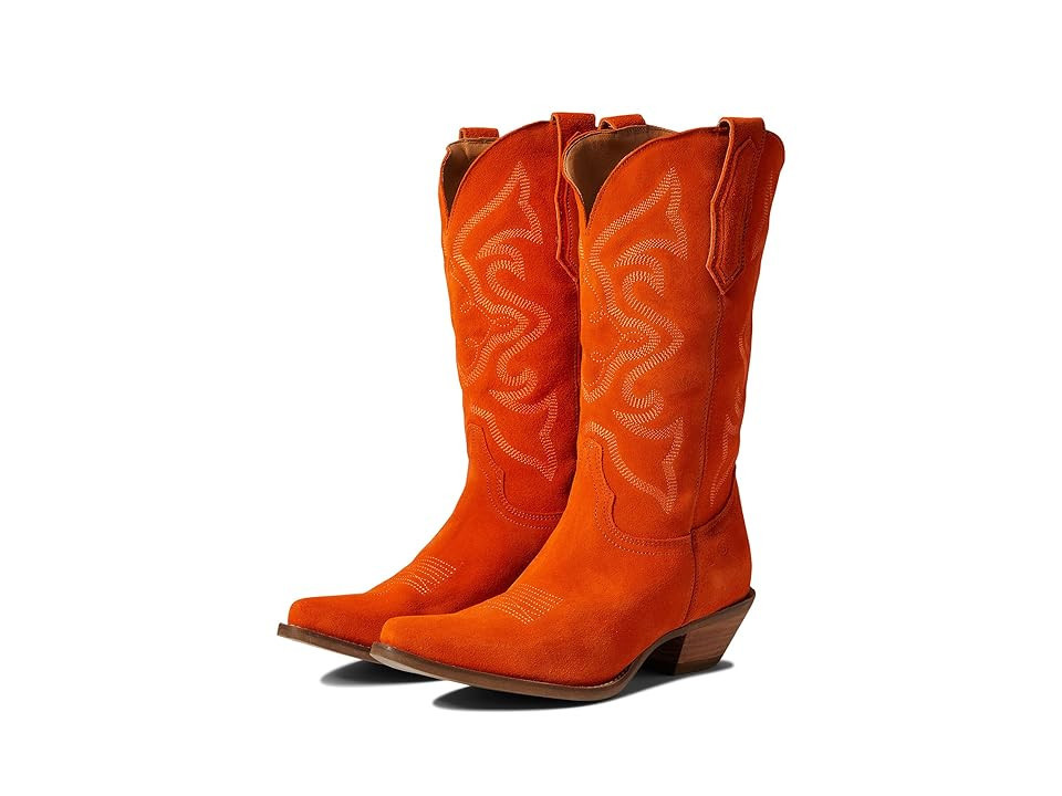 Dingo Out West Cowboy Women's Boots Orange : 9 B - Medium, Leather | Zappos