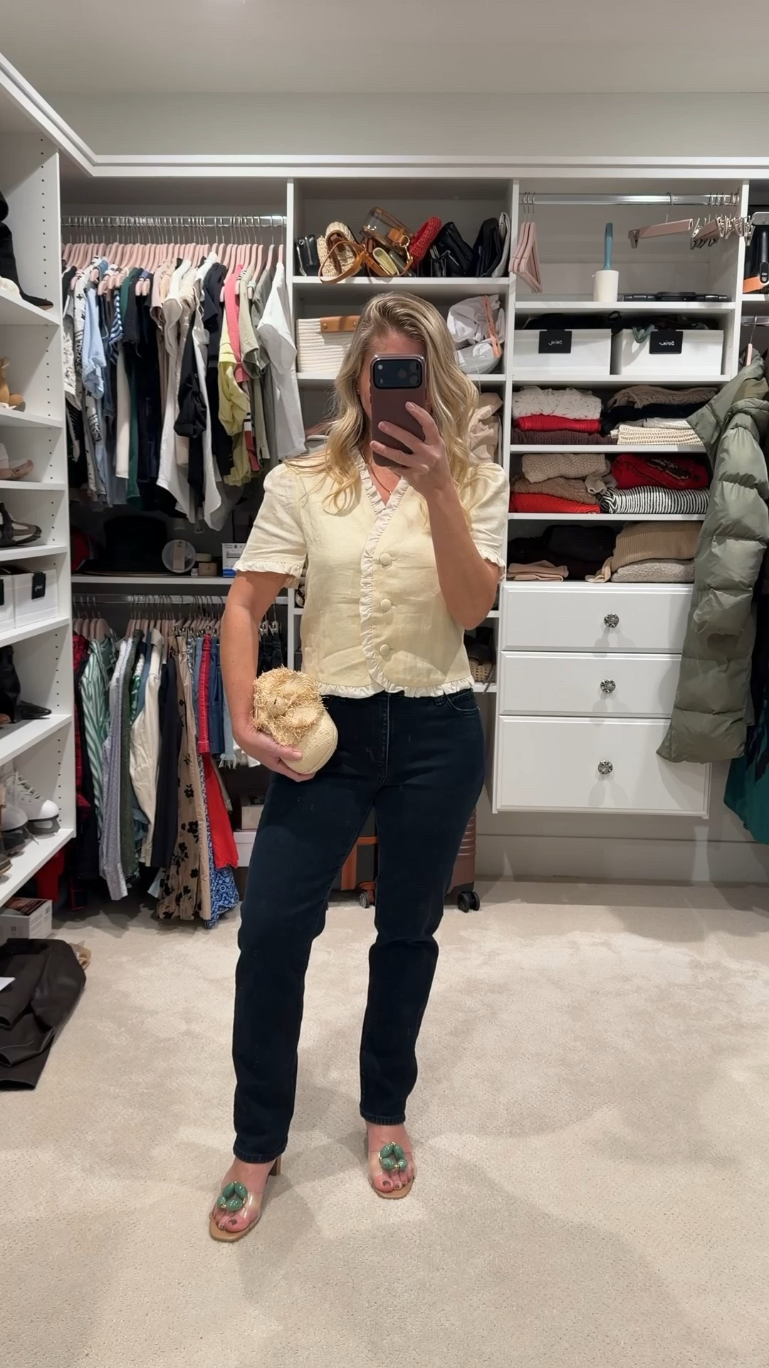 So obsessed with this linen top (wearing XS). 🤍 Lightweight, breathable, and perfectly tailored, it’s one of those pieces that instantly makes getting dressed feel easy.

Style tip: pair it with dark denim for contrast (like I did), or swap in white jeans + woven accessories for a fresh spring look. It also layers beautifully under a blazer or lightweight jacket when temps dip.

Definitely one of those quiet staples that works overtime in your wardrobe.

#LTKgrwm #LTKootd #LTKSeasonal