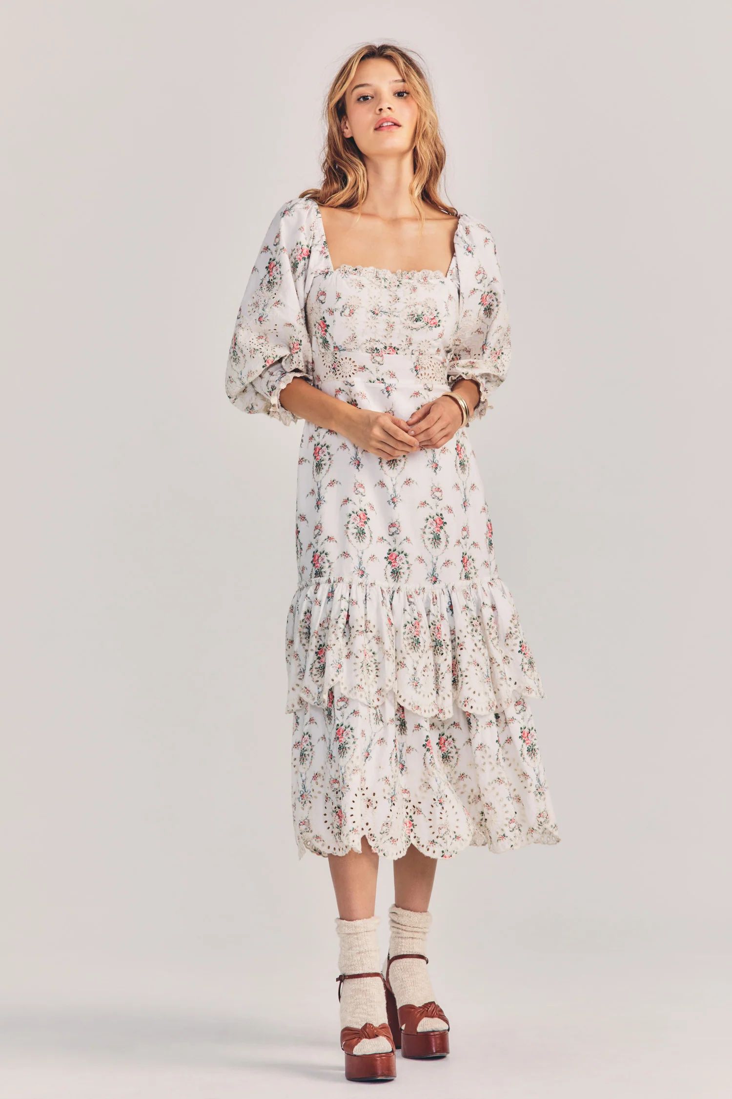 Toulon Midi Dress | LOVESHACKFANCY