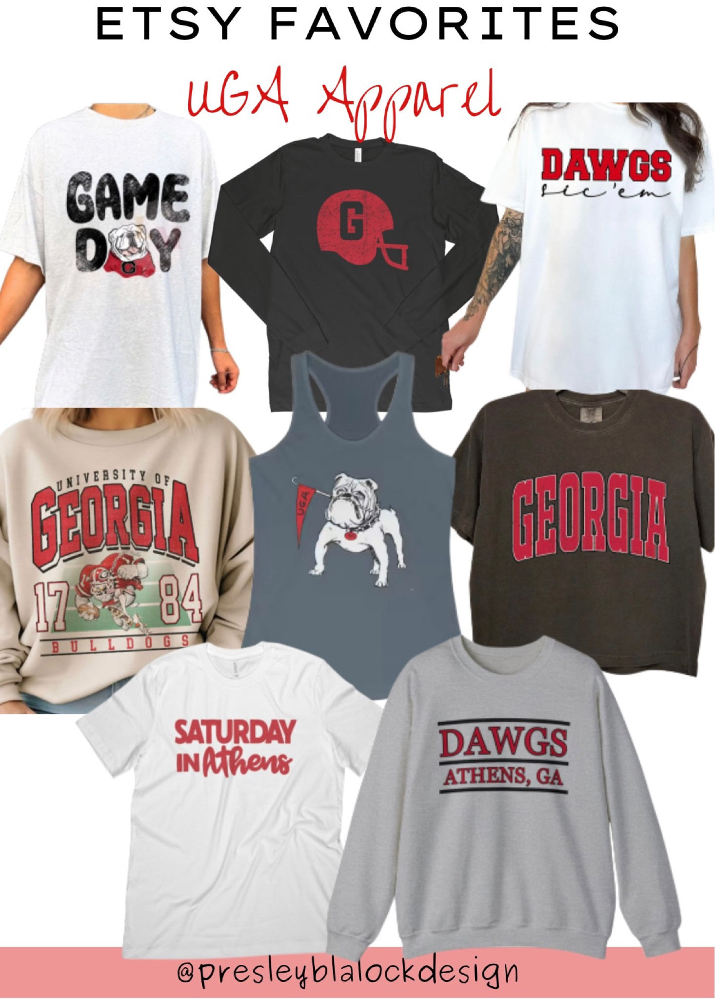 Etsy Finds / Etsy Favorites / Game Day Apparel / UGA / Georgia Bulldogs / Georgia Shirt / Georgia Apparel / Football Apparel / Fall Season / Seasonal / Handmade Finds / Dawgs / Red and Black / College Clothing 

#LTKSeasonal #LTKU #LTKfindsunder50