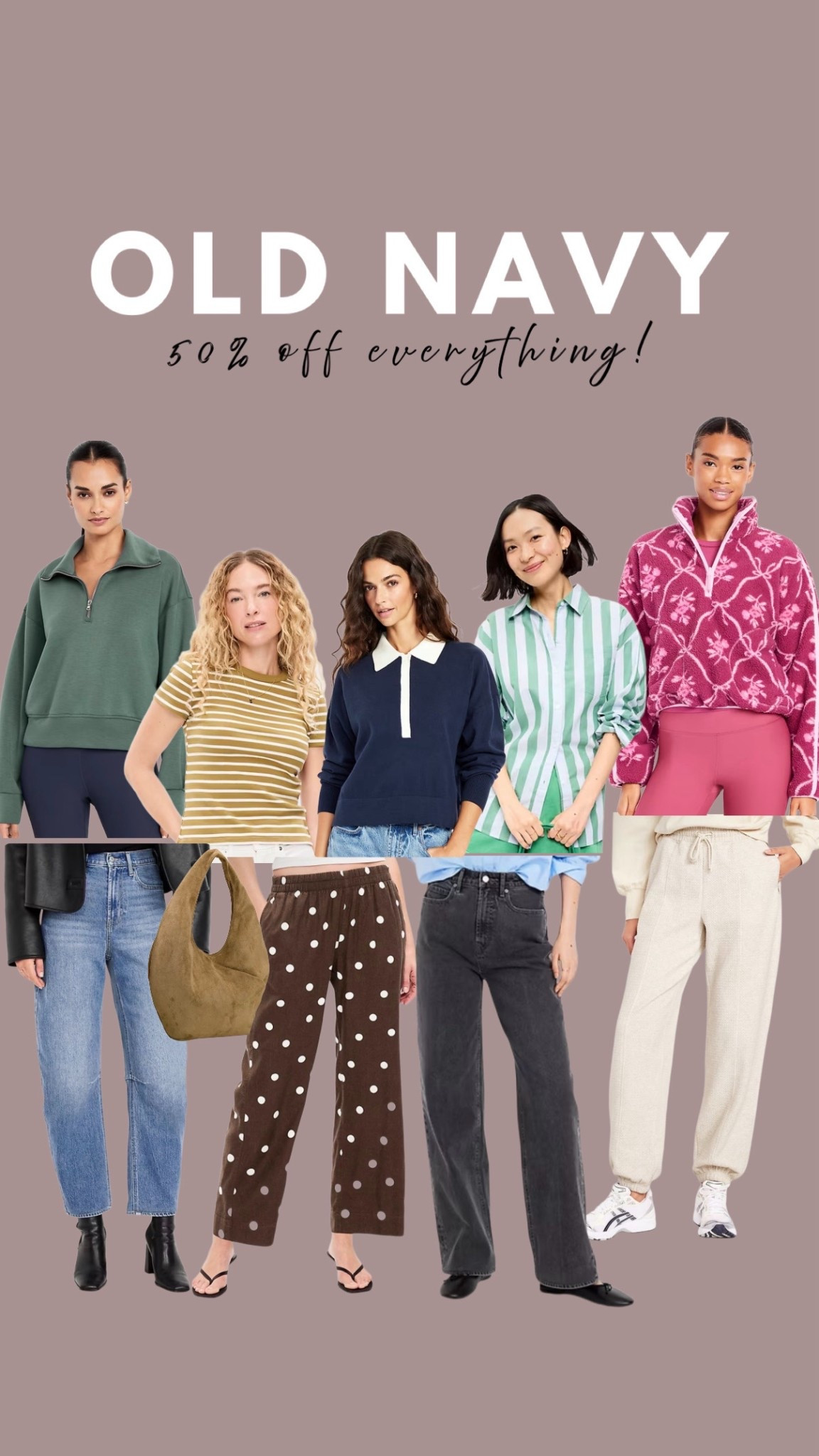 Old Navy 50% off everything 




Affordable fashion. Budget style. Old navy finds. Sale finds  

#LTKgrwm #LTKSaleAlert #LTKSeasonal