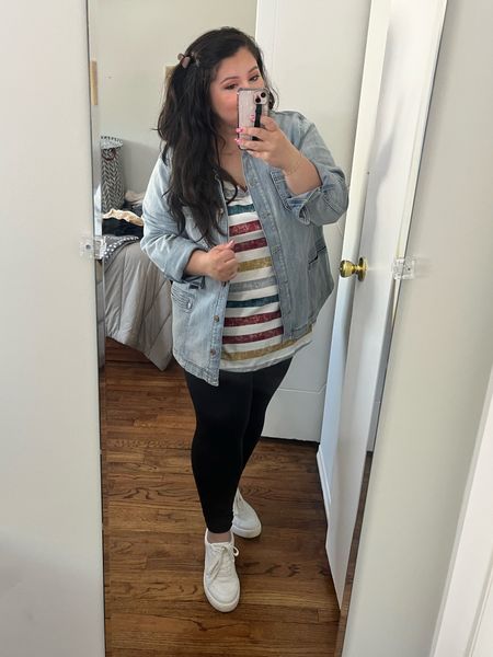 Yesterdays #OOTD super casual going to a fair with the kids! But this striped t is going to be a staple for me this spring and summer!


#LTKstyletip #LTKcurves #LTKunder50