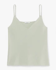 Lisey Cami - Washable Silk :: Minty Green | MM LaFleur