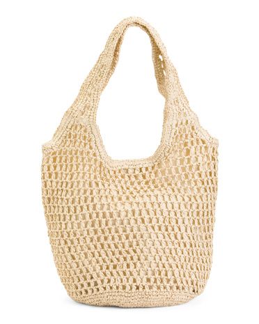 Large Woven Summer Tote | TJ Maxx