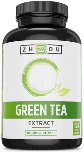 Zhou Green Tea Extract Capsules with EGCG, Natural Energy, Mental Focus, Immune Health, Antioxida... | Amazon (US)