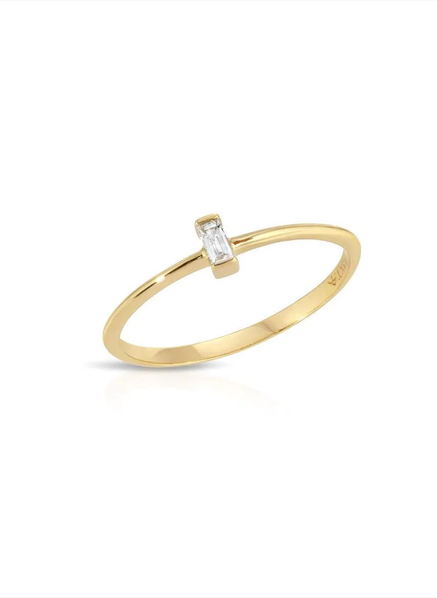 Kannyn January Diamond Baguette Ring | Ambiance