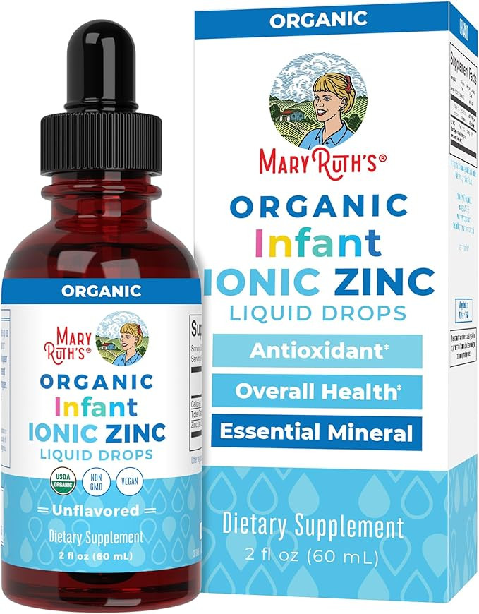 MaryRuth Organics Infant Liquid Ionic Zinc with Organic Glycerin, Zinc Sulfate for Immune Support... | Amazon (US)