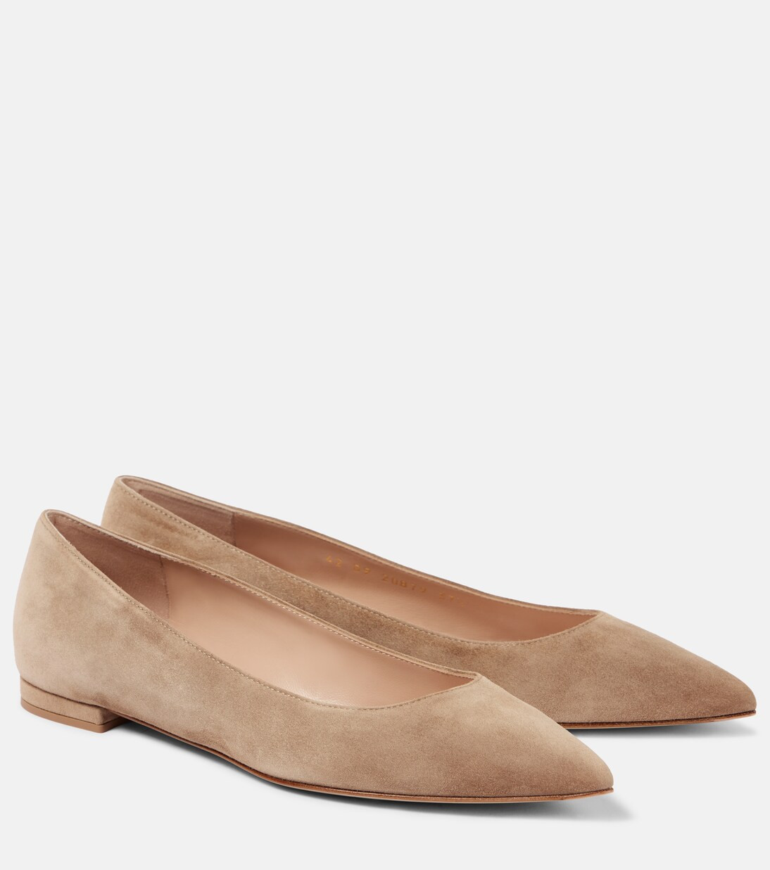 Gianvito suede ballet flats | Mytheresa (INTL)