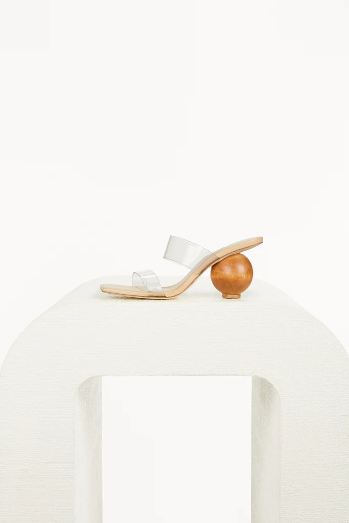 NHU SANDAL - SELLA WOOD STAIN | Cult Gaia - US
