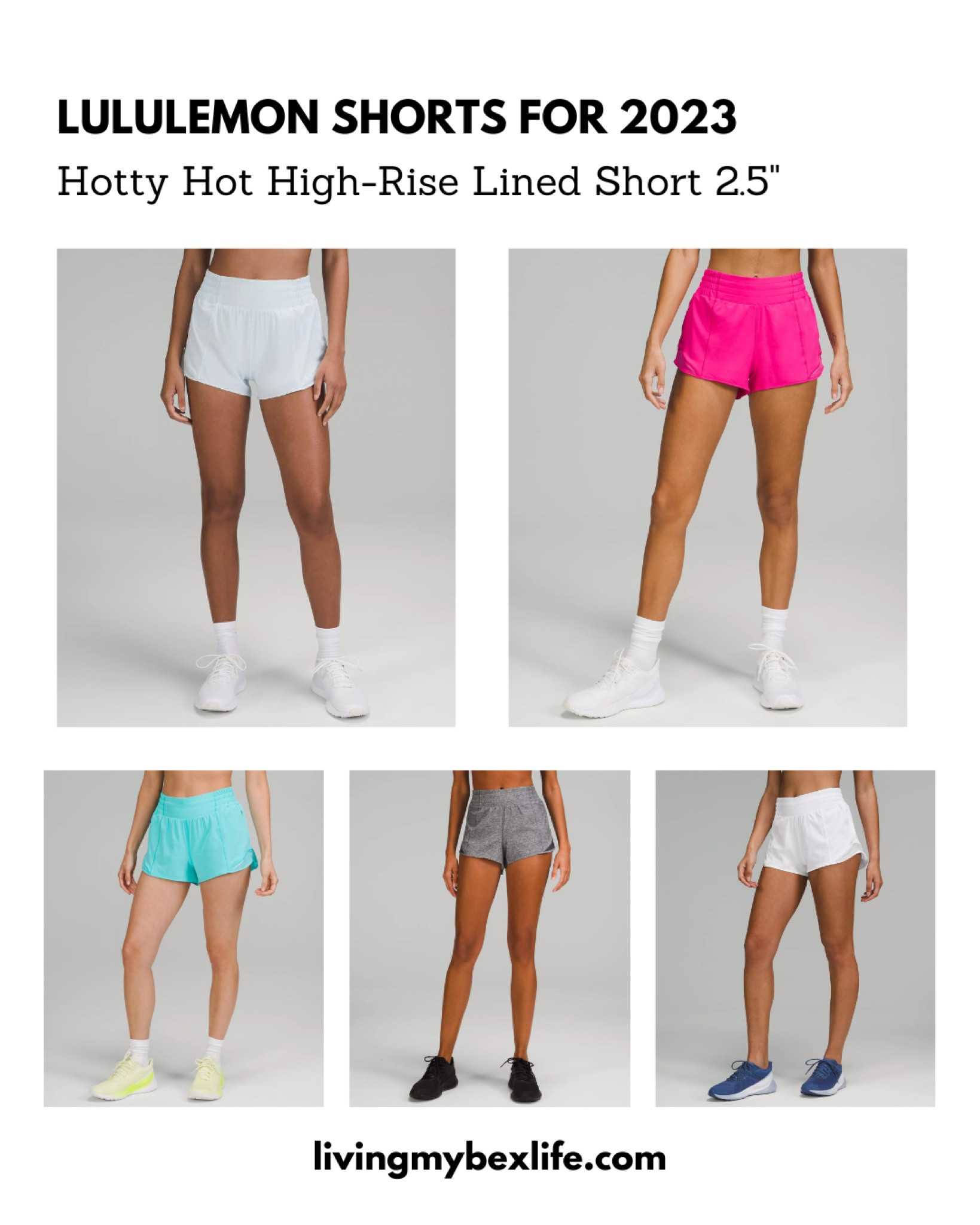Lululemon Hotty Hot High-Rise Lined Short 2.5 - Strawberry