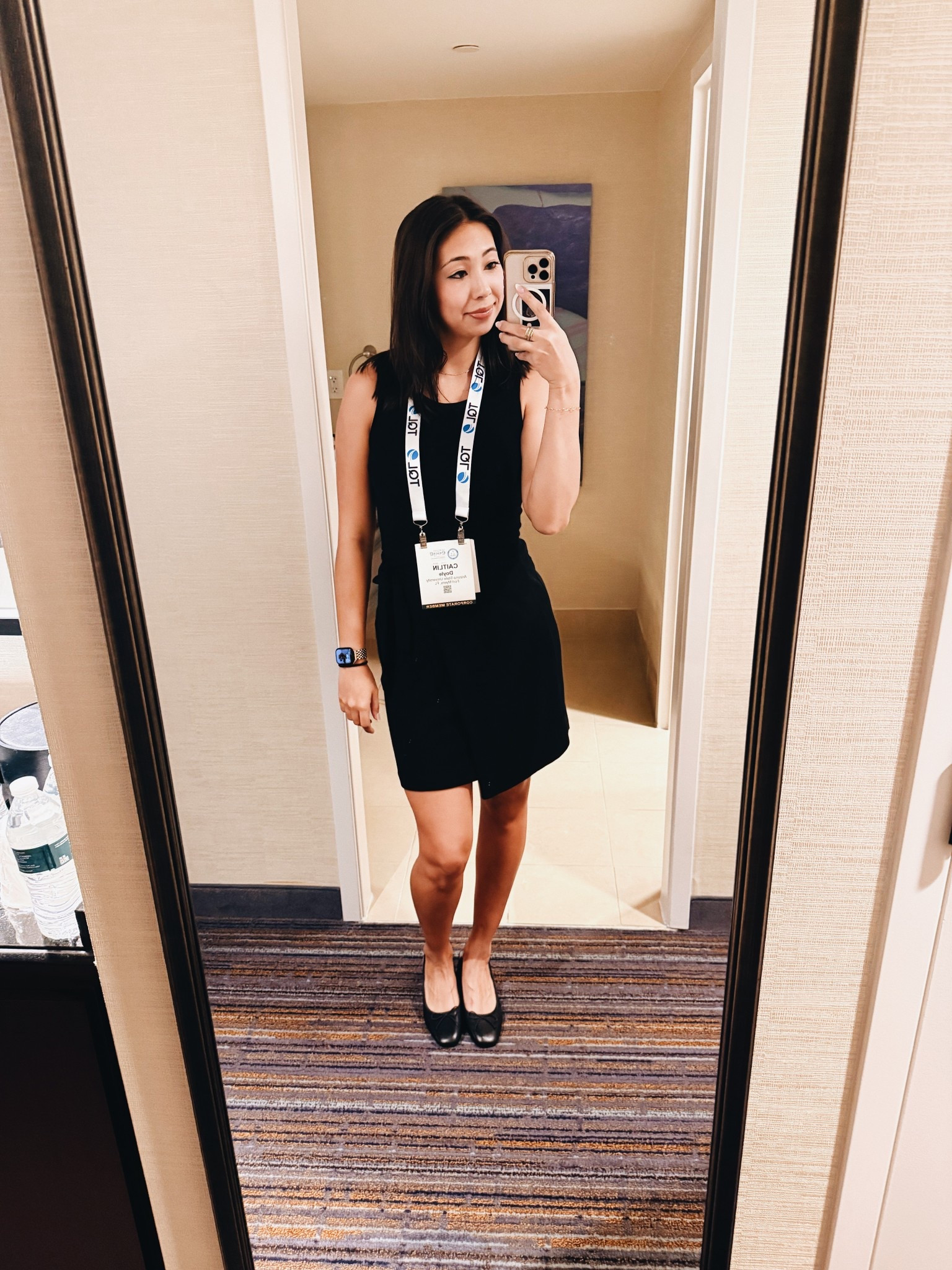 conference outfit!! loved this dress so much 🩶 my shoes AND dress are on sale

#LTKShoeCrush #LTKTravel #LTKWorkwear