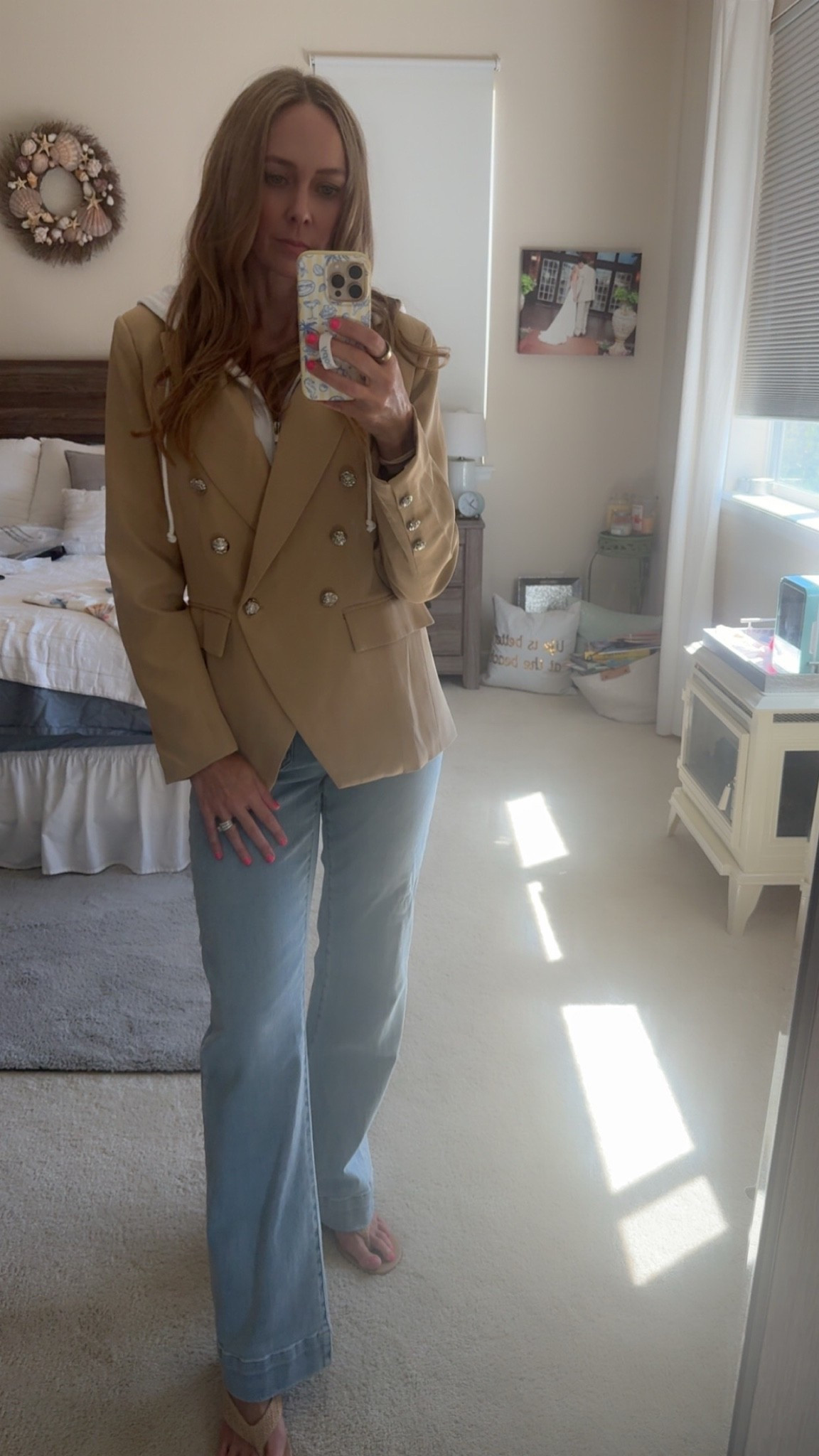 Use code SusieL40 now through 8/25 to get 40% off SITEWIDE! 

I am in  a medium in the blazer and 27 in the denim  

@Vici #tallgirlfashion #fallfashion #middleagedmomfashion #tallgirloutfit

#LTKSeasonal #LTKOver40 #LTKTall