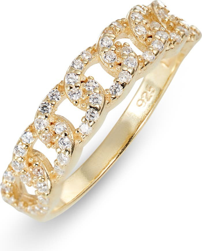 Pavé Chain Ring | Nordstrom