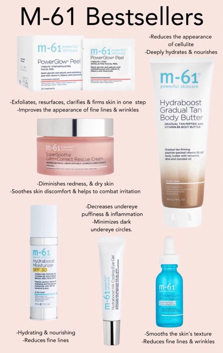 M-61 is a great, more affordable beauty line from blue mercury! On sale now when you spend $200 and use code SUMMER! 

#LTKFindsUnder50 #LTKBeauty #LTKSaleAlert