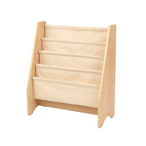 KidKraft Wood and Canvas Sling Bookshelf Furniture for Kids – Natural, Gift for Ages 3+ | Amazon (US)