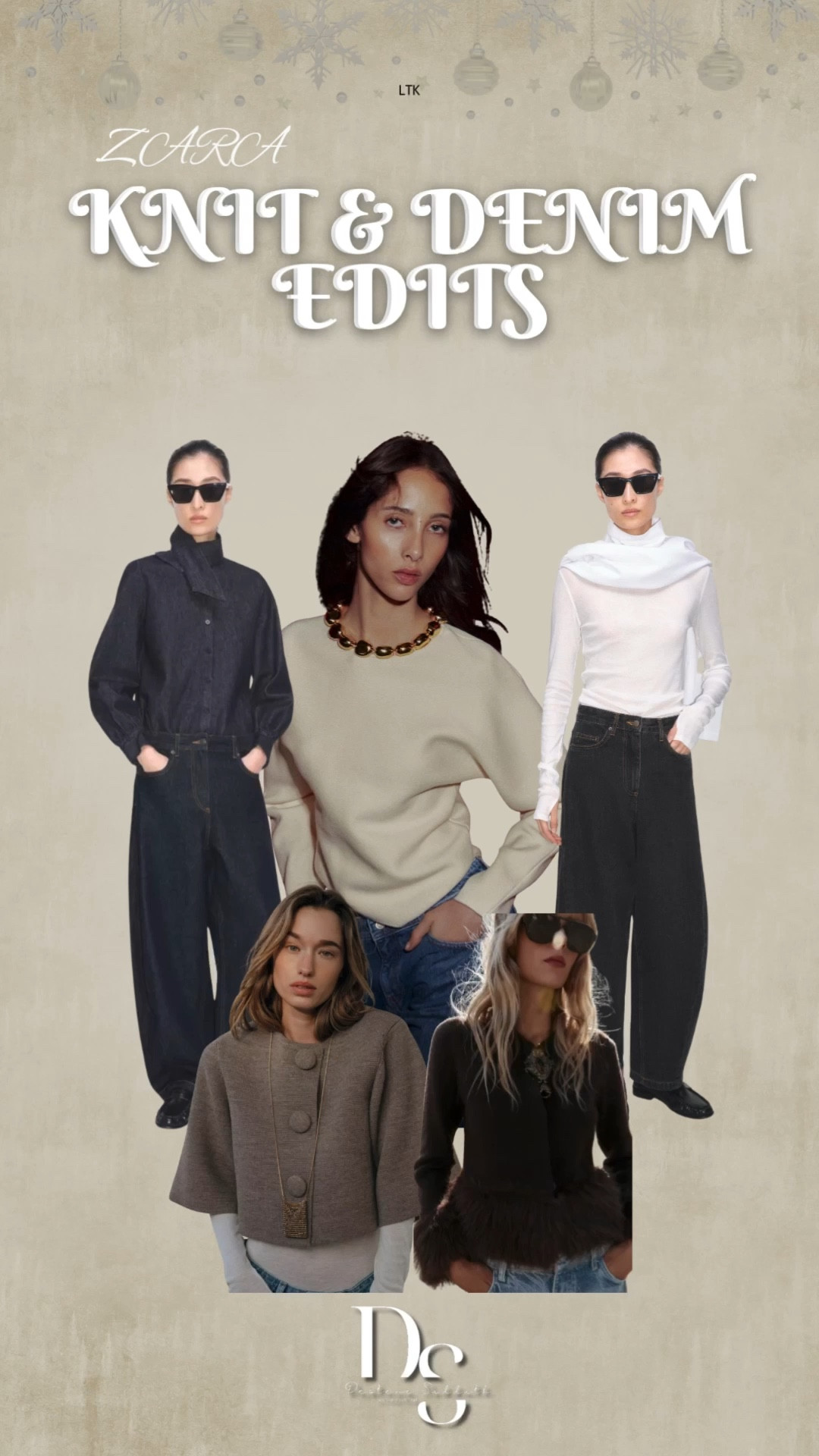 Quiet luxury starts with a Zara knit and well-fitted jeans.

#LTKGiftGuide #LTKSaleAlert #LTKFindsUnder100