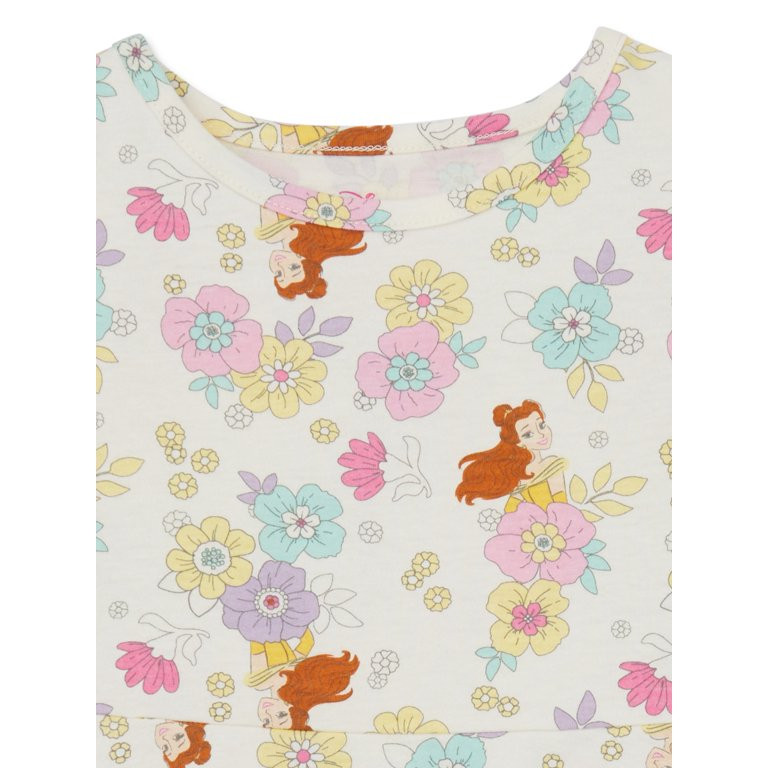 Belle Toddler Girl Print Skater Dress, Sizes 12M-5T - Walmart.com | Walmart (US)