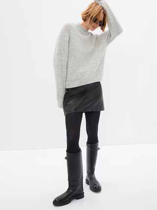 Waffle Mockneck Sweater | Gap (US)