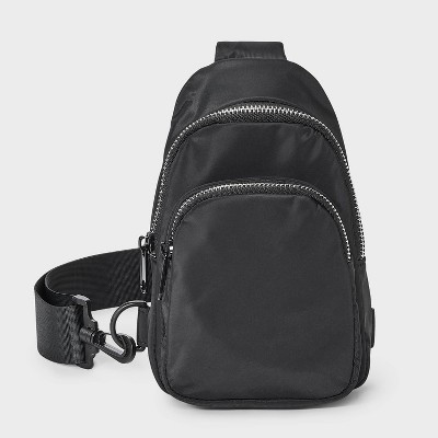 Girls' Sling Crossbody Bag - art class™ Black | Target