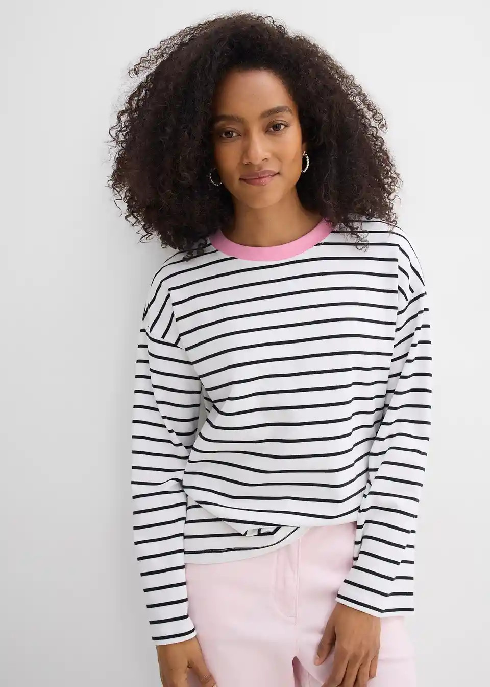 Langarmshirt aus reiner Bio-Baumwolle | Bonprix DE