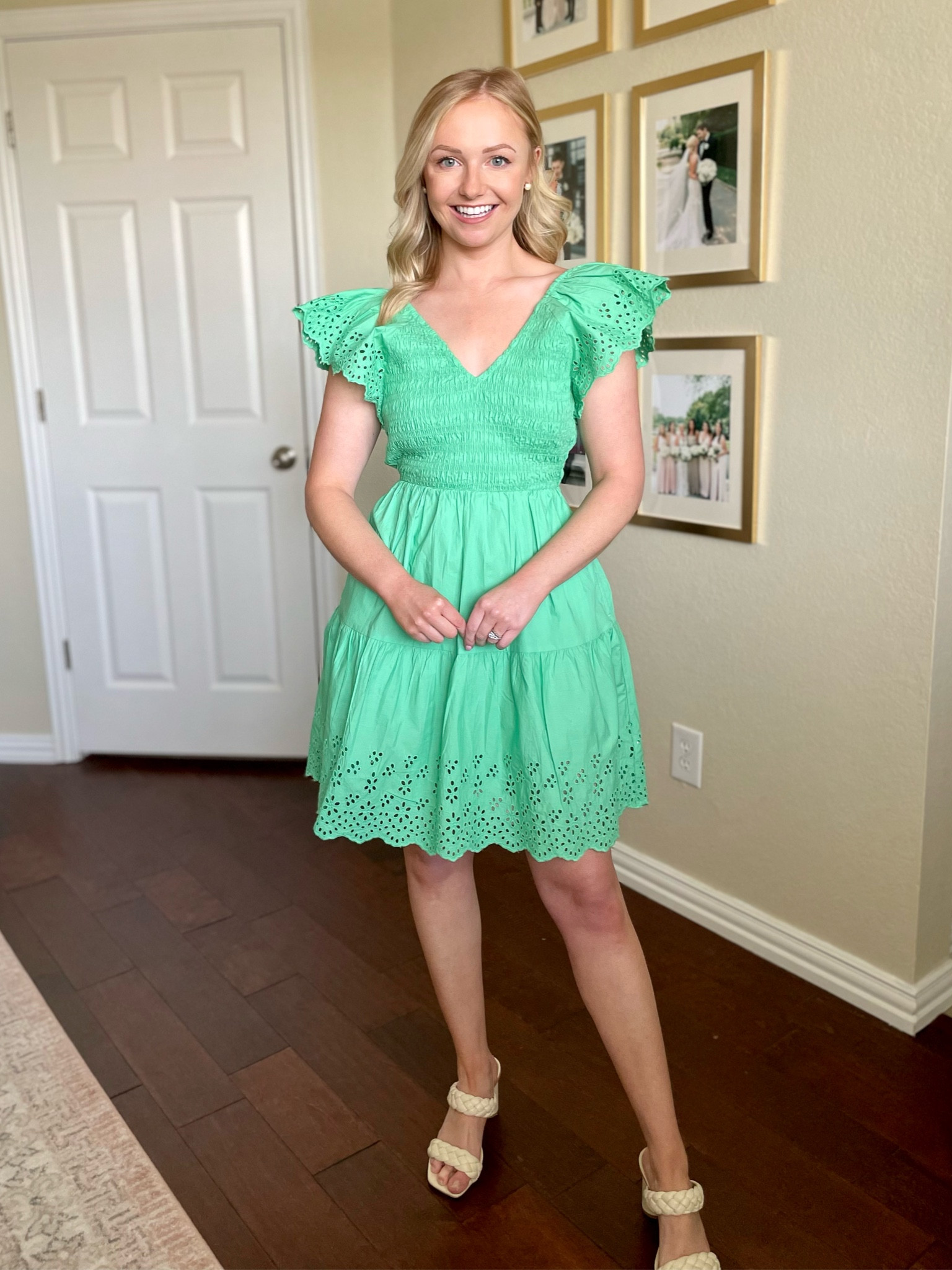 Wearing an XSP | Easter dress, eyelet dress, green dress, spring dress, vacation dress 

#LTKFind #LTKstyletip #LTKSeasonal