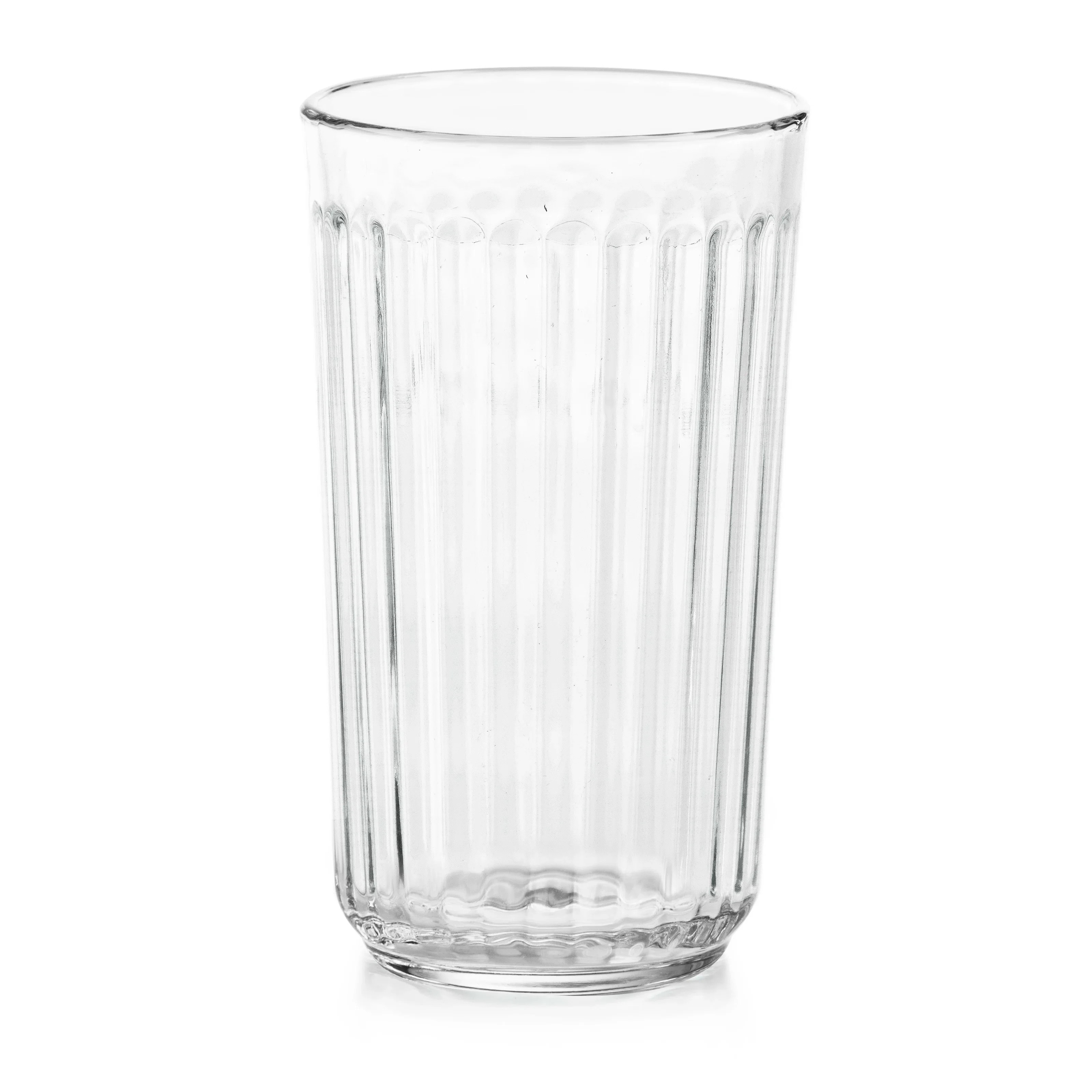 Libbey Paneled Tumbler Drinking Glasses, 17 Ounce (Set of 6) | Birch Lane