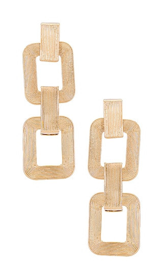 Ell Earrings in Gold | Revolve Clothing (Global)