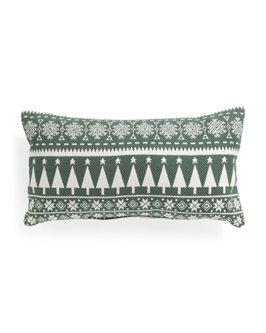14x25 Patterned Christmas Pillow | TJ Maxx