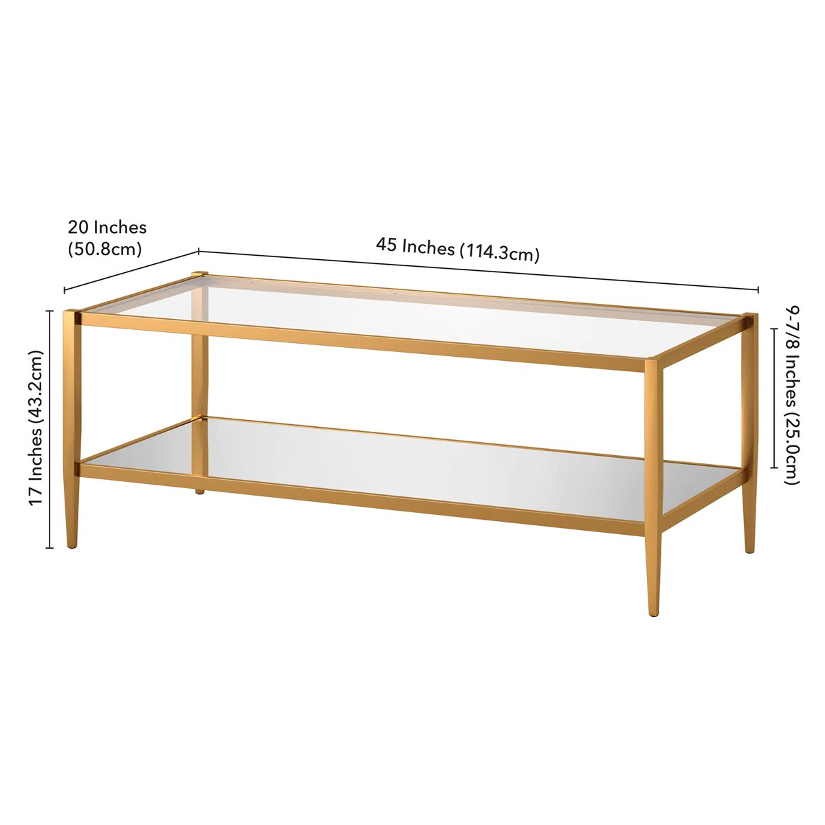 Hera Glass Top Coffee Table | Wayfair North America