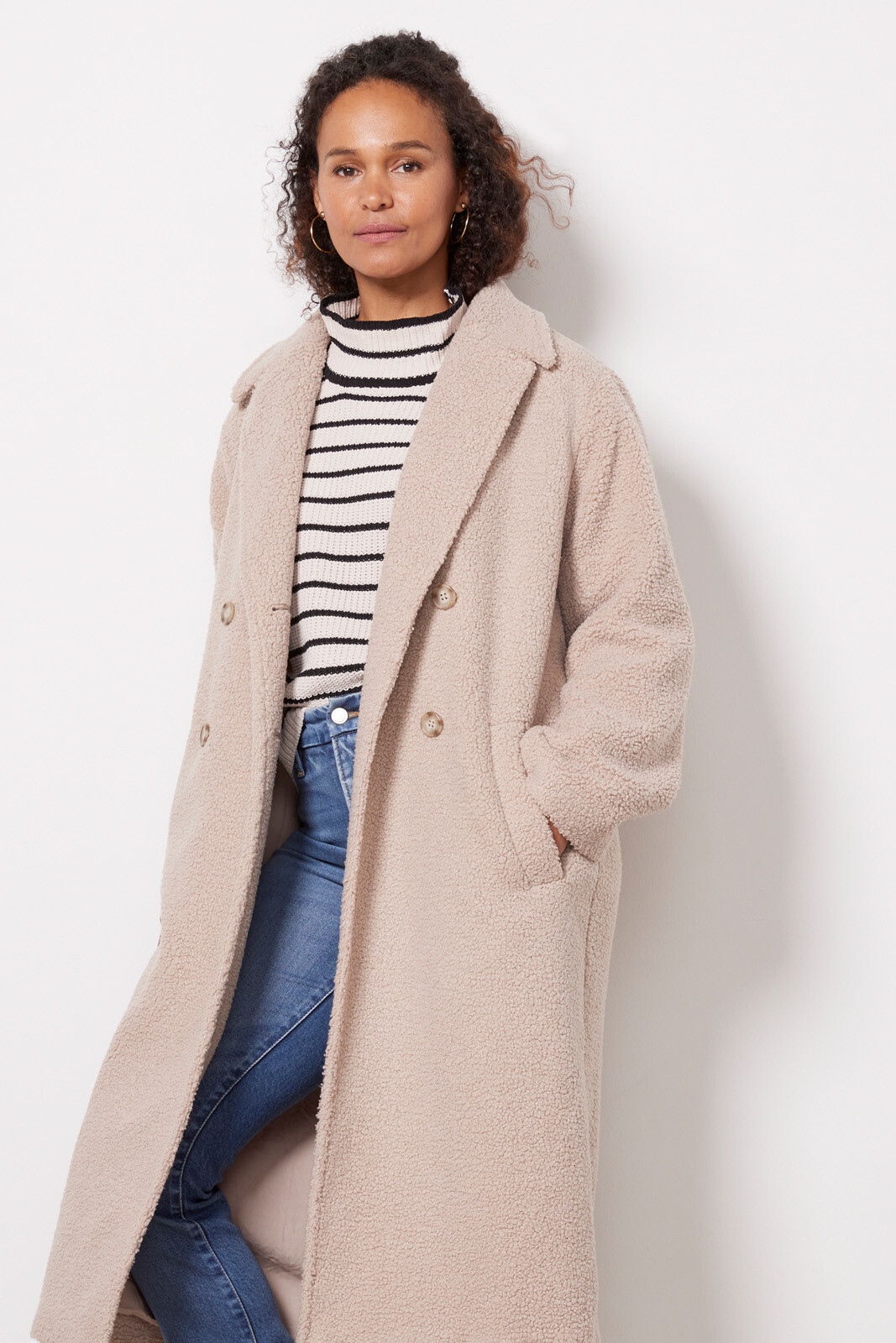 Sienna Boucle Coat | Evereve