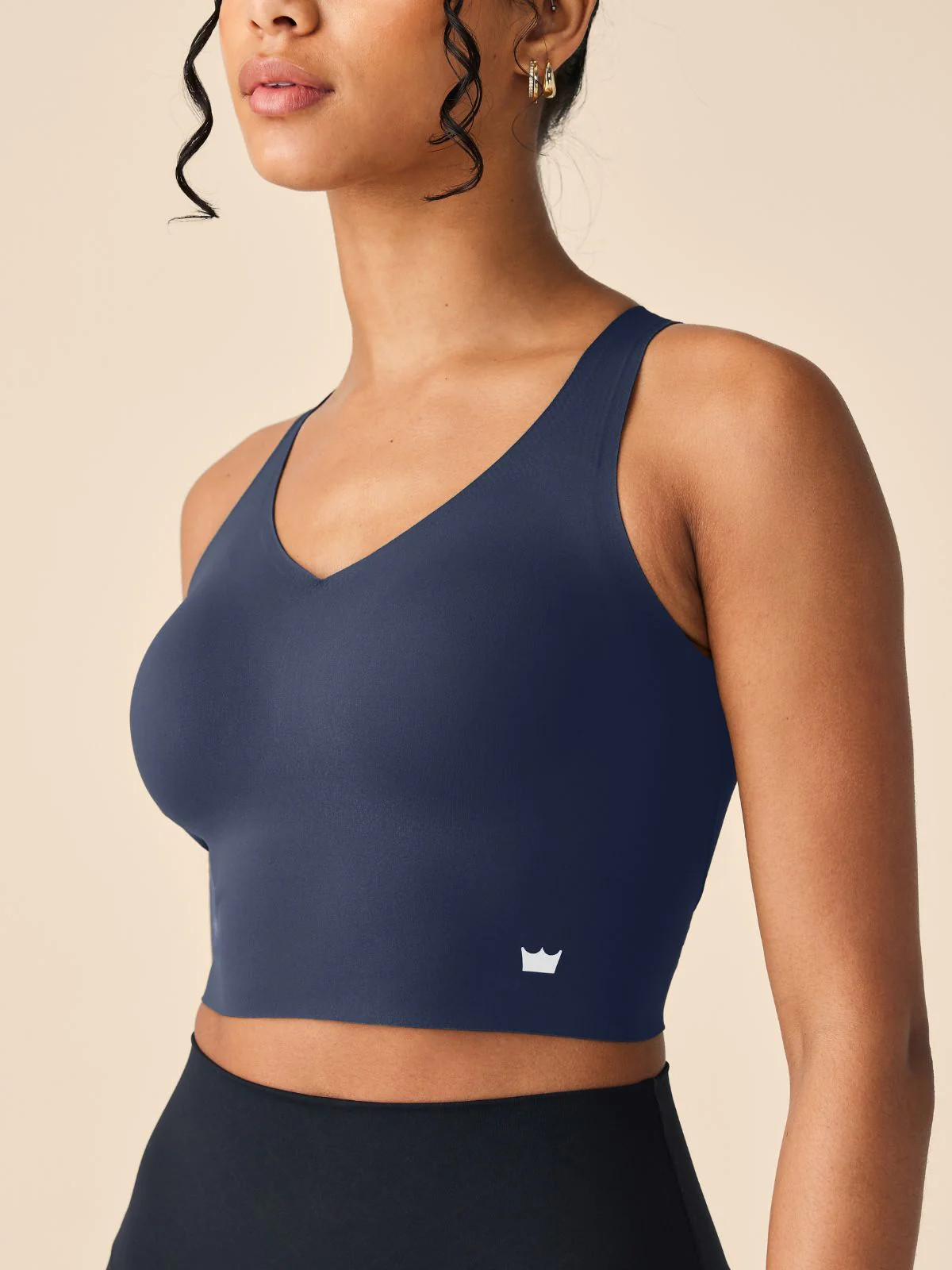 Boss Longline Bra - Bold Navy | SHEFIT