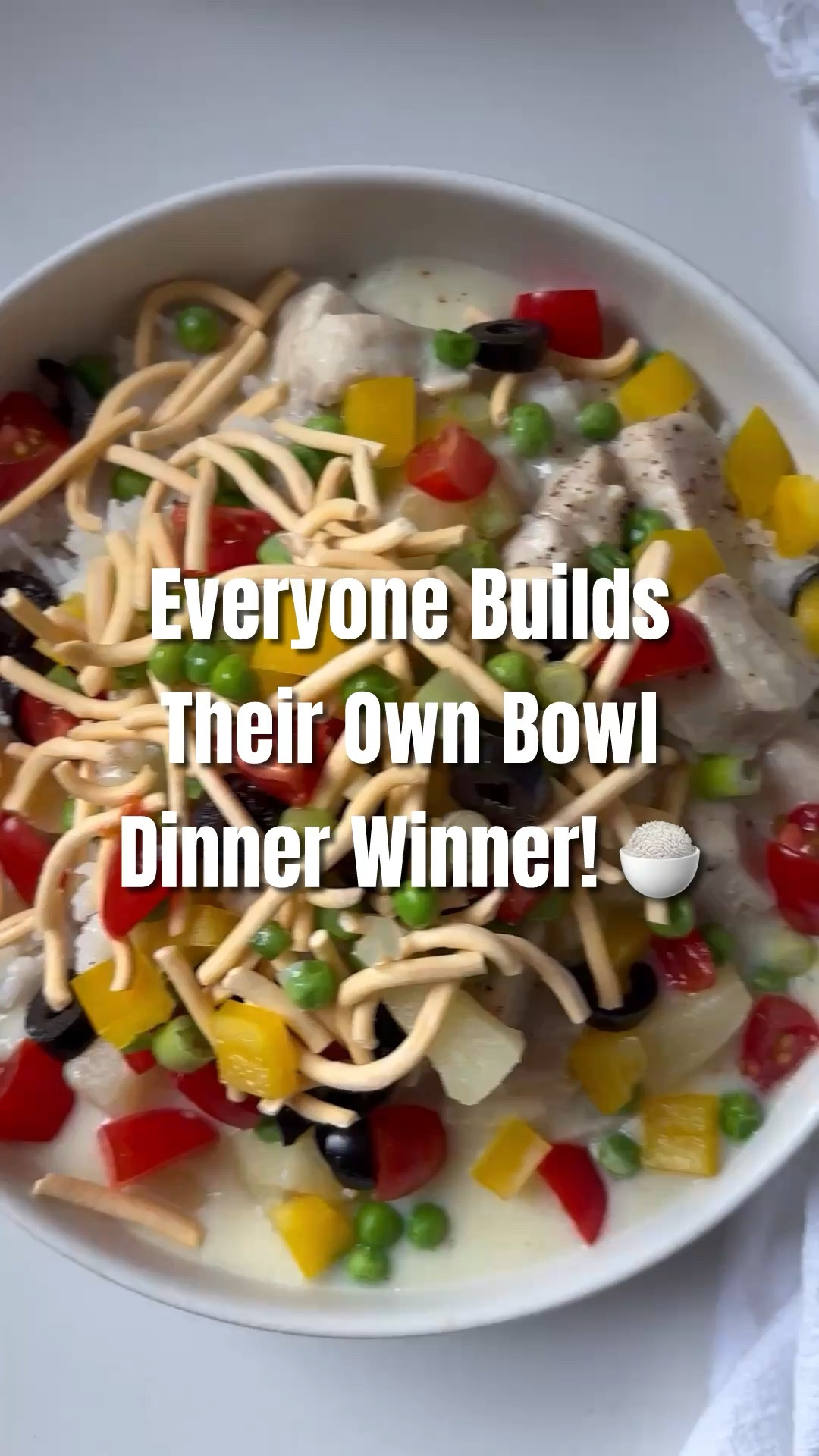 Ditch the canned soup! 🍚✨ Hawaiian Haystacks with HOMEMADE chicken gravy - SO much better, healthier, and tastier! This was one of my absolute favorite meals as a kid. Everyone builds their own bowl which makes it perfect for picky eaters: start with a bed of steamed rice, add homemade chicken gravy (made with chicken bouillon paste, milk, butter, cornstarch - simple pantry ingredients!), then everyone adds all their favorite toppings! Pineapple chunks, crunchy chow mein noodles, shredded cheese, tomatoes, olives, green onions, bell peppers, toasted coconut, peas, celery - so many options! Ready in just 20 minutes and everyone can customize. Dinner winner every time! Shop my chow mein noodles + chicken bouillon paste below! Recipe on my blog! #hawaiianhaystacks 

#LTKHome #LTKdayinmylife #LTKfoodie