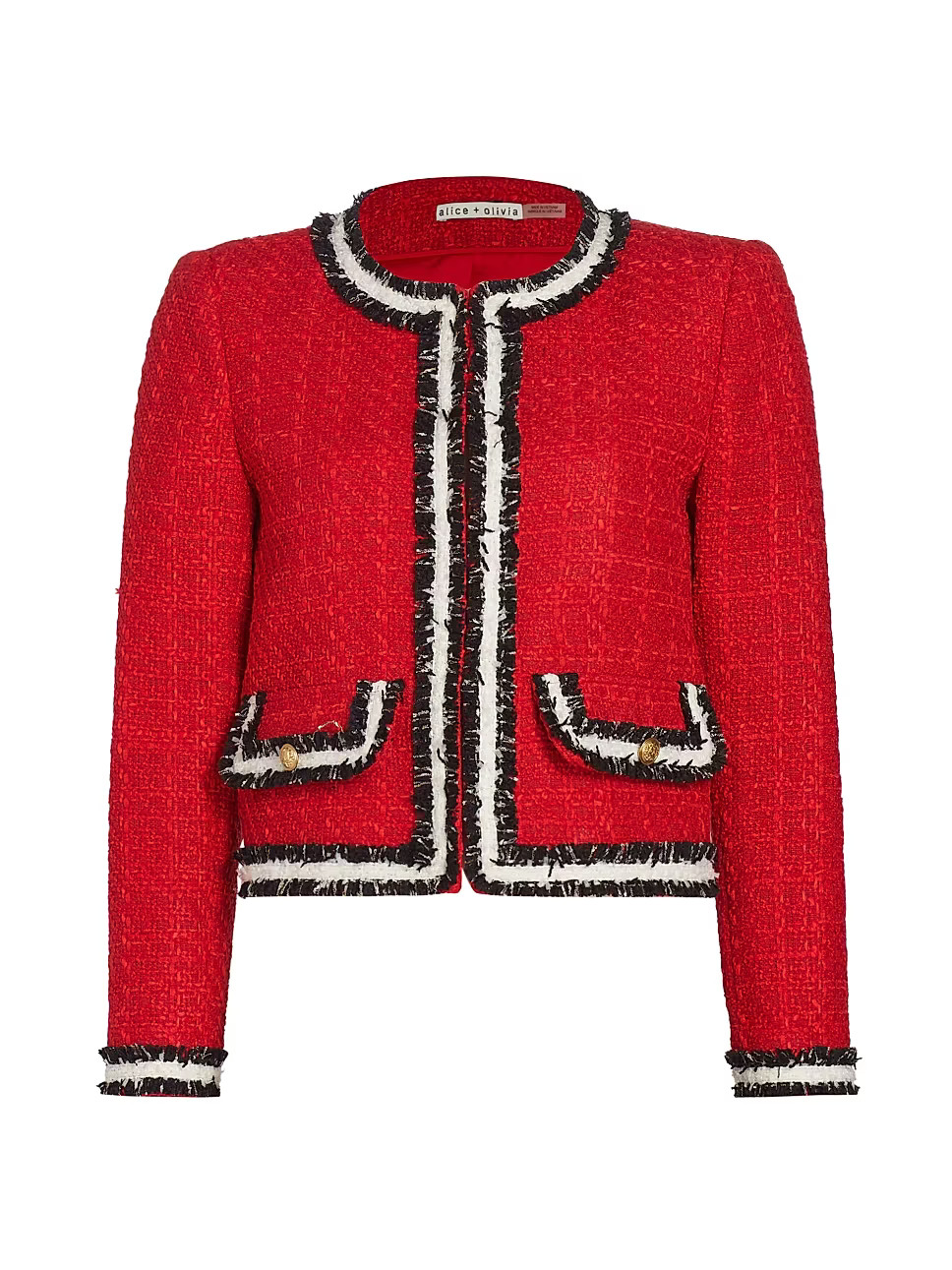 Landon Cropped Tweed Jacket | Saks Fifth Avenue