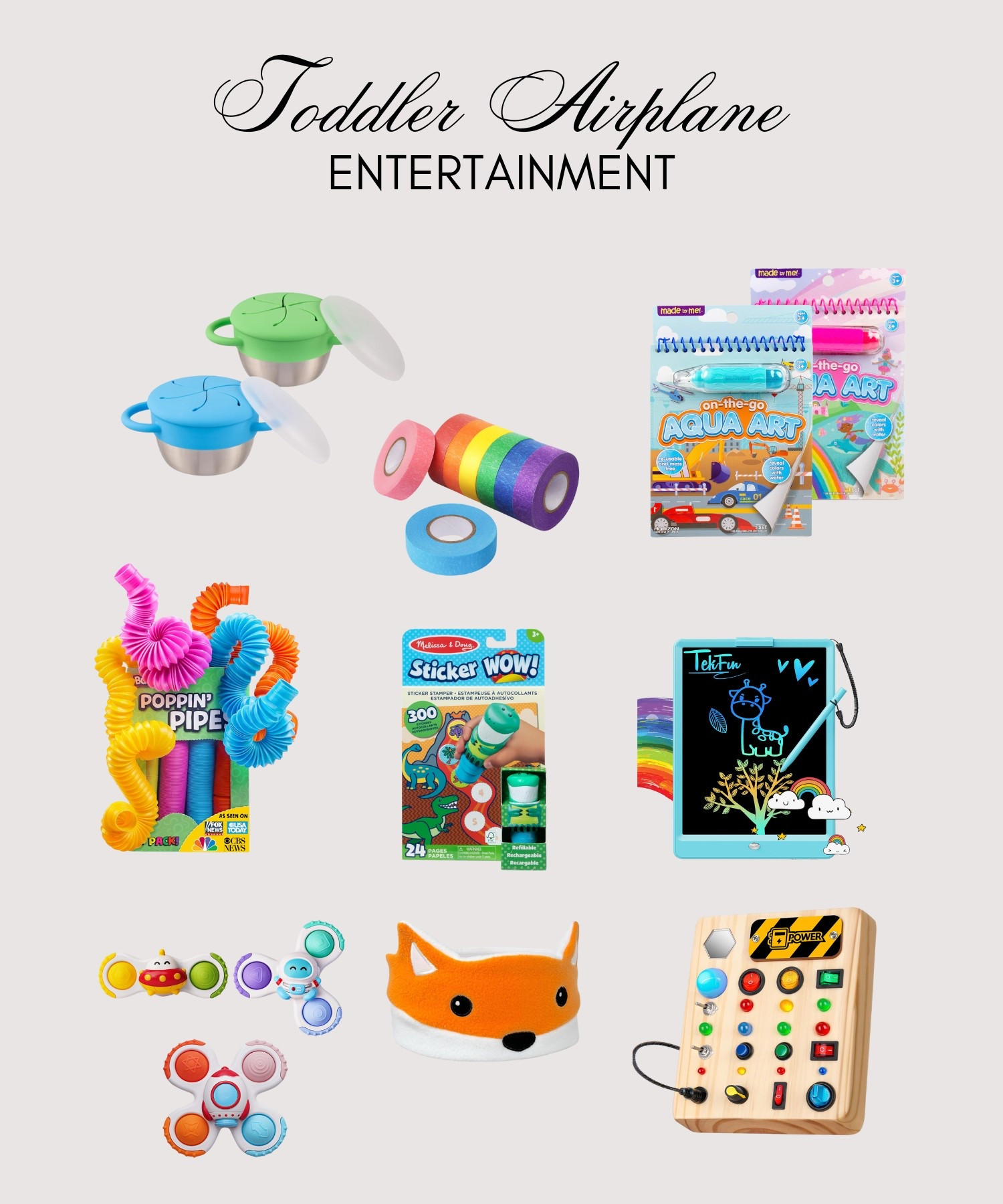 Toddler airplane essentials/ toddler airplane entertainment / toddler travel essentials / toddler travel entertainment / airplane entertainment/ airplane toys / toddler airplane toys 

#LTKFamily #LTKTravel #LTKKids