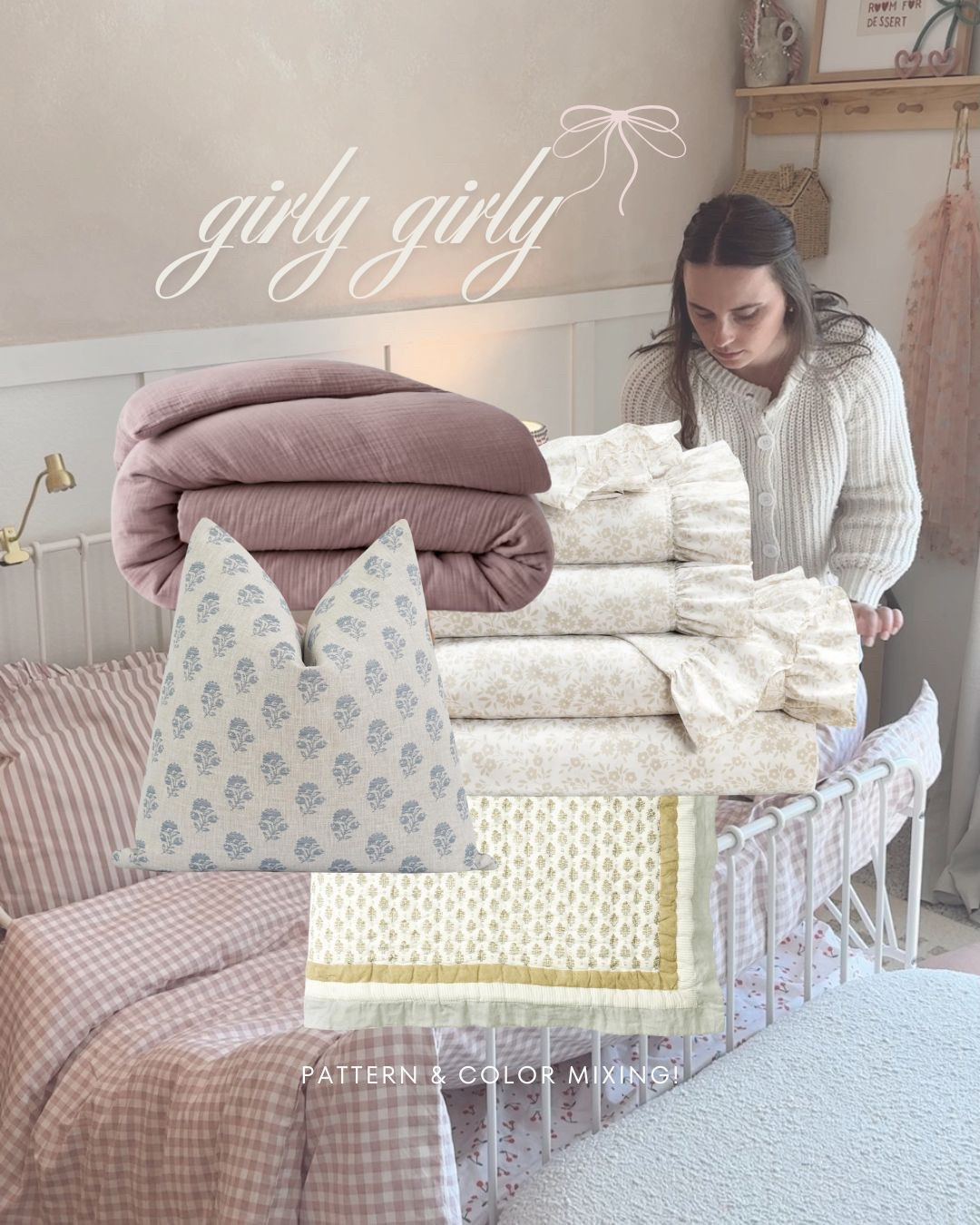 Girly bedding, toddler girl bedding, toddler room, twin bedding, big girl room

#LTKKids #LTKHome #LTKStyleTip