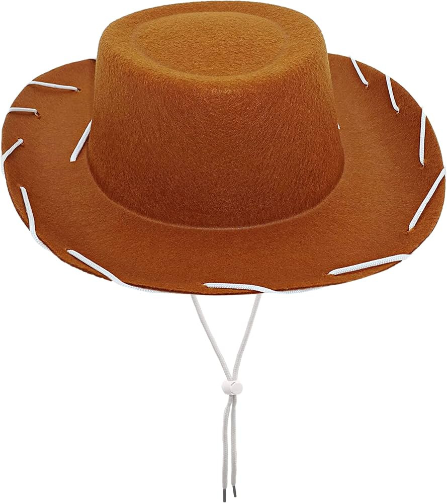 4E's Novelty Child Brown Cowboy Hat for Toddlers & Kids Felt - Kid Cowboy Costume Hat for Boys & ... | Amazon (US)