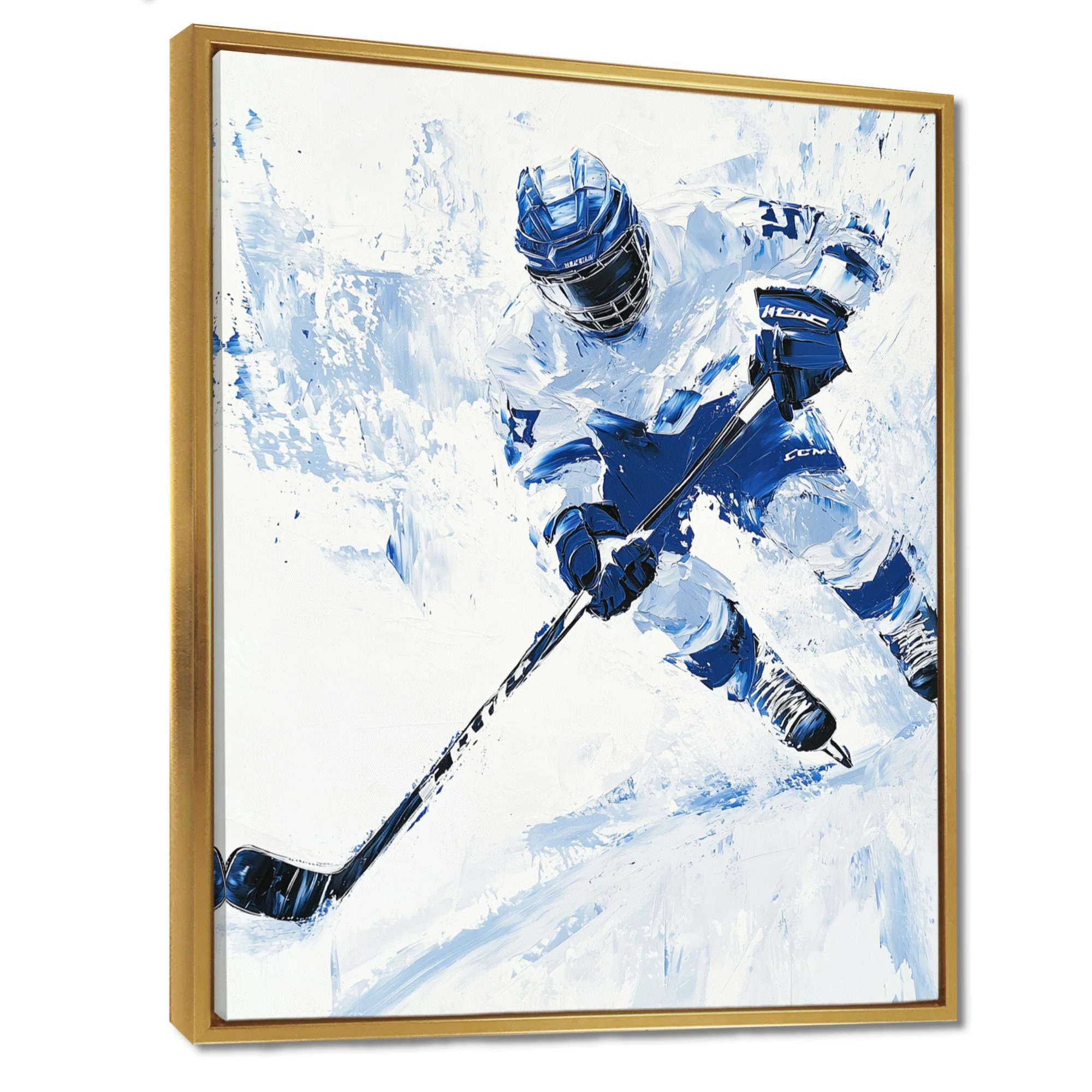 Hockey Player On The Rink VI - Sport Hockey Wall Art | Wayfair North America