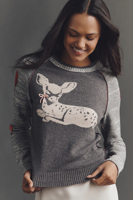 Pilcro Icon Long-Sleeve Crew-Neck Pullover | Anthropologie (US)