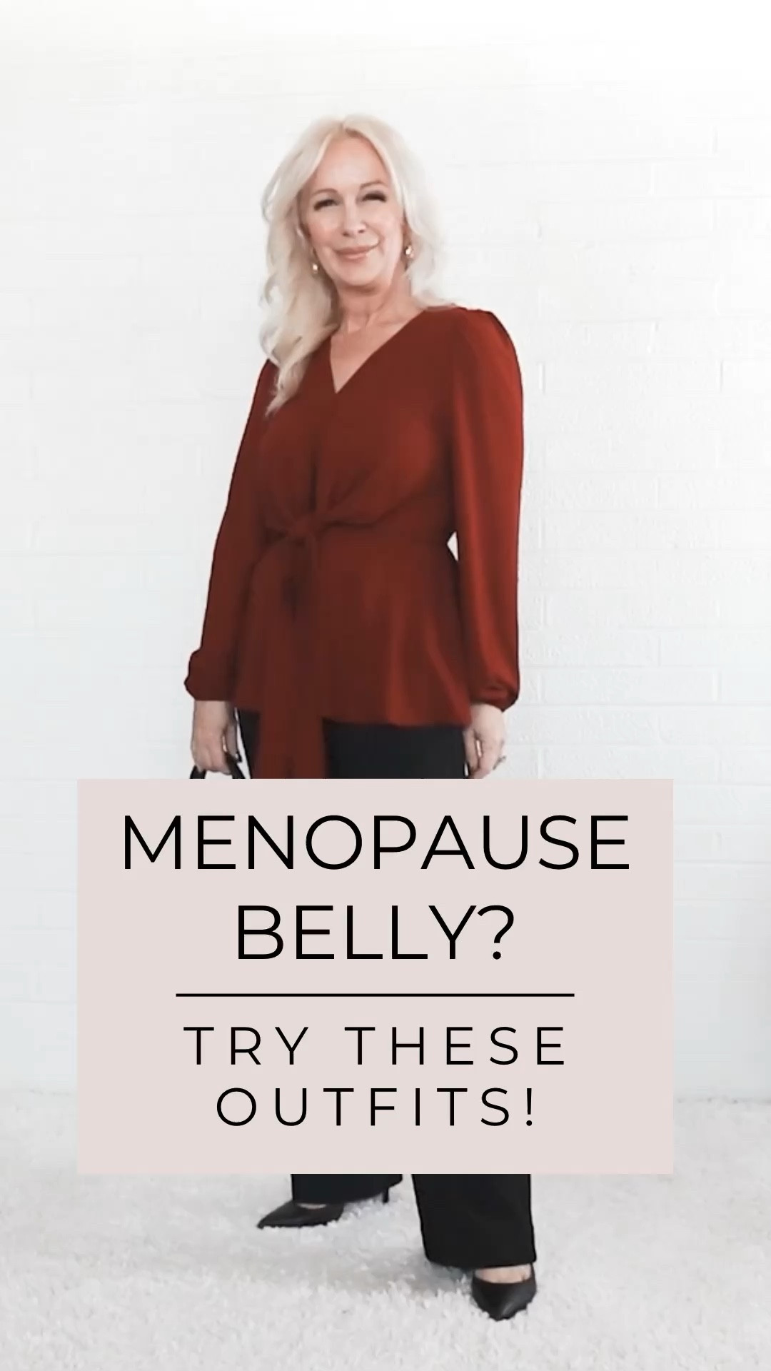 Menopause belly? Try these outfits!

#LTKVideo #LTKOver40 #LTKSeasonal