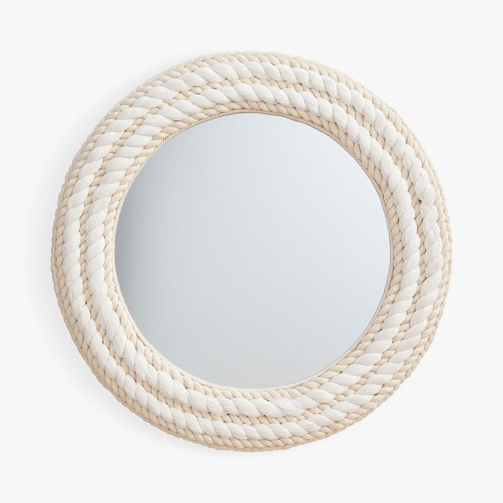 Cotton Rope Round Mirror | Pottery Barn Teen