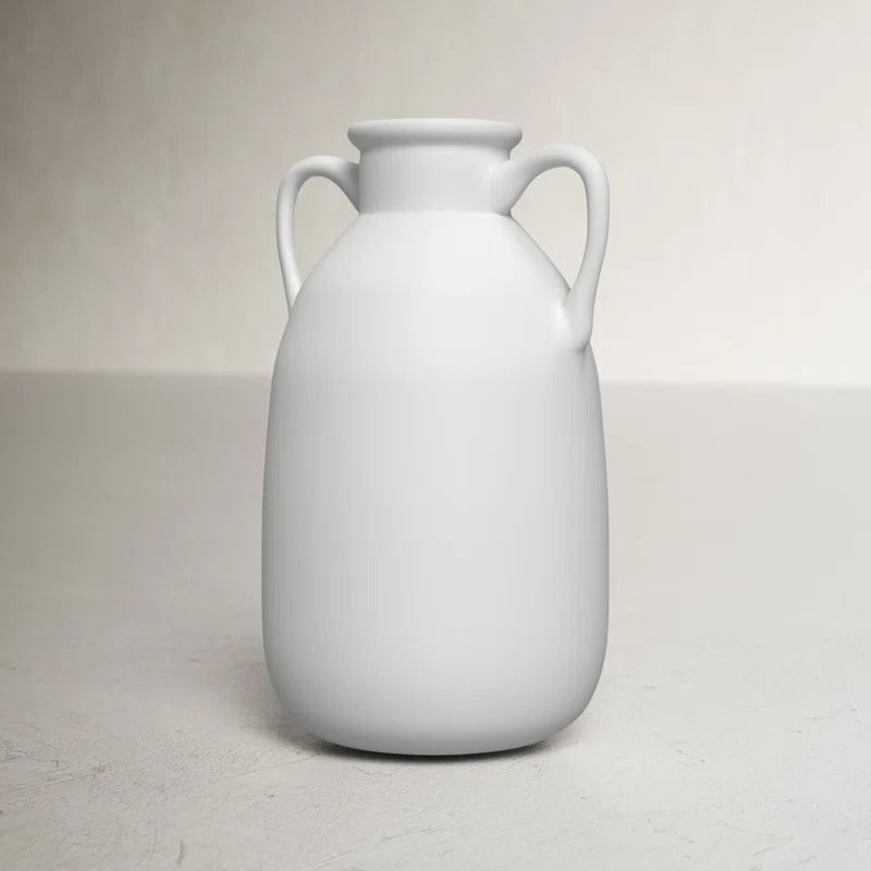 Rachael 10" Ceramic Vase with Handles | Wayfair North America