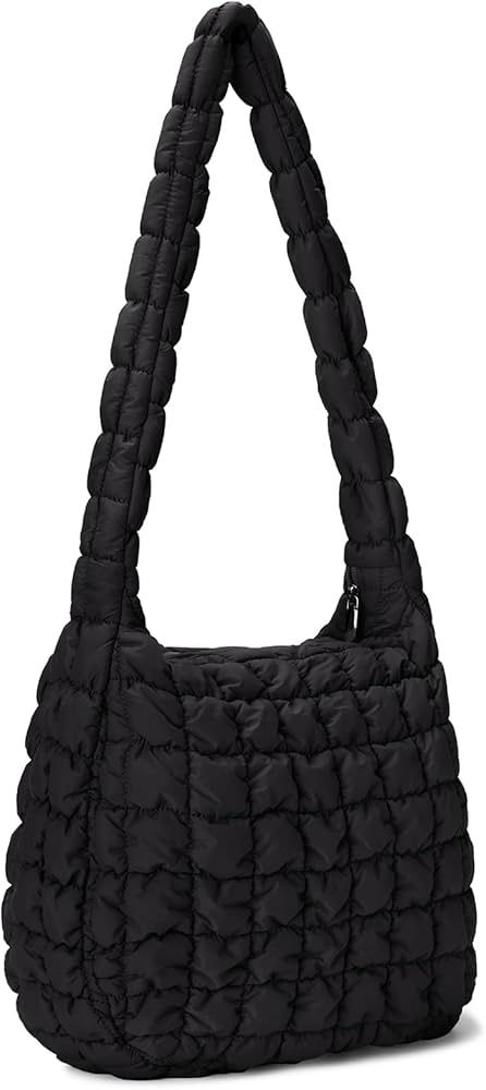 Puffer Tote Bag for Women Quilted Tote Bag Quilted Crossbody Bag Lightweight Padding Pufferr Shou... | Amazon (US)